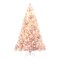 3-Section Tall Christmas Tree in Lavender Purple with Multi-Color Reflective Branch Tips